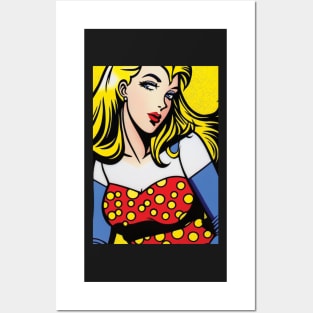 Pop Art Pin-up 1 Posters and Art